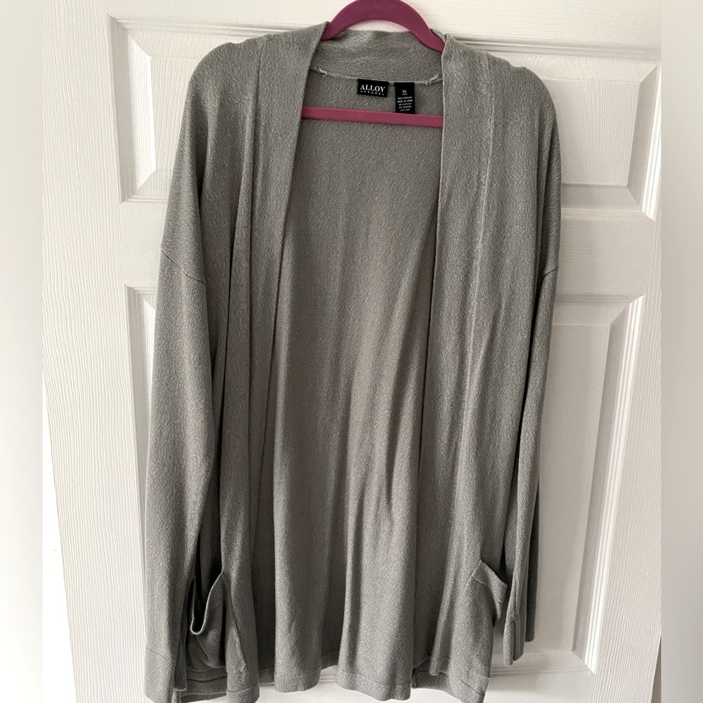 Gray Cardigan